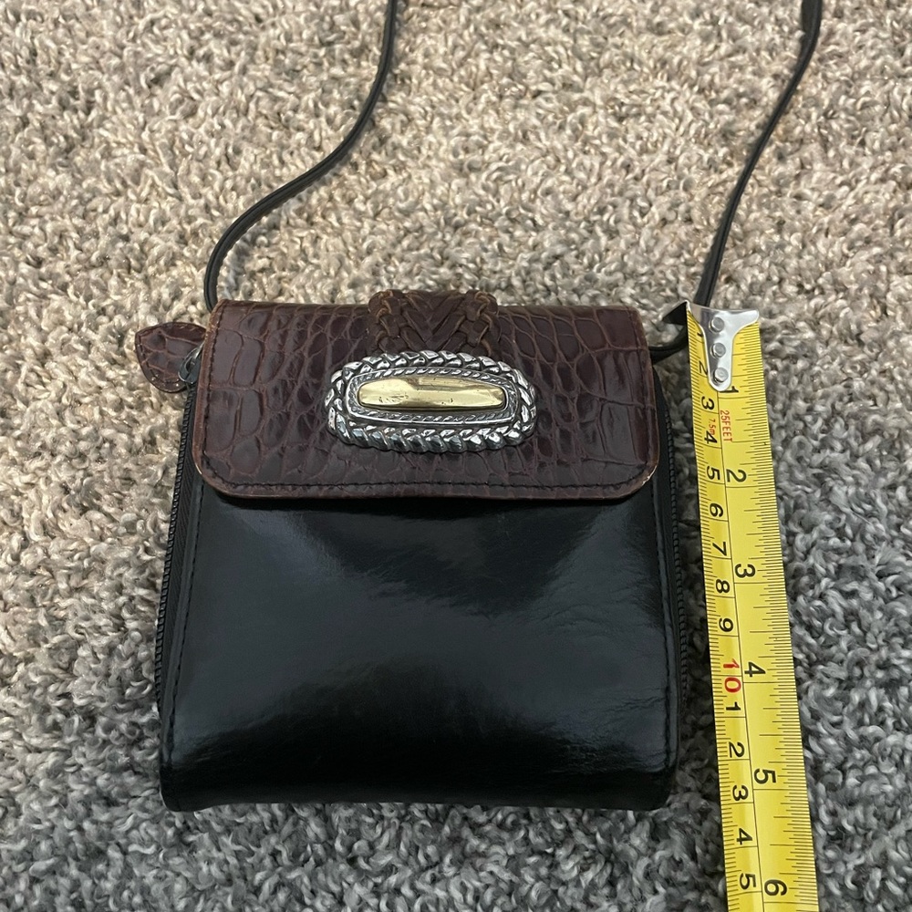 Vintage Brighton Leather Crossbody Wallet - Picture 5 of 6